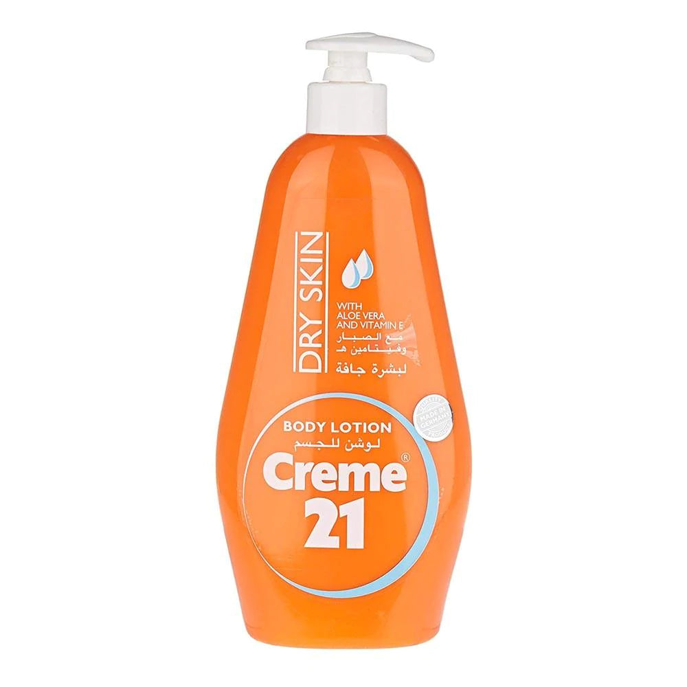Creme 21 Body Lotion For Normal Skin 600 ML Pump Bottle