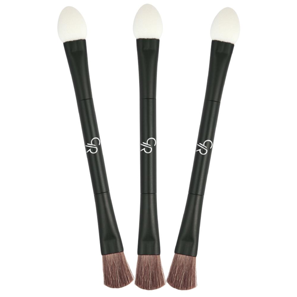 Golden Rose Double Ended Eye-shadow Brush