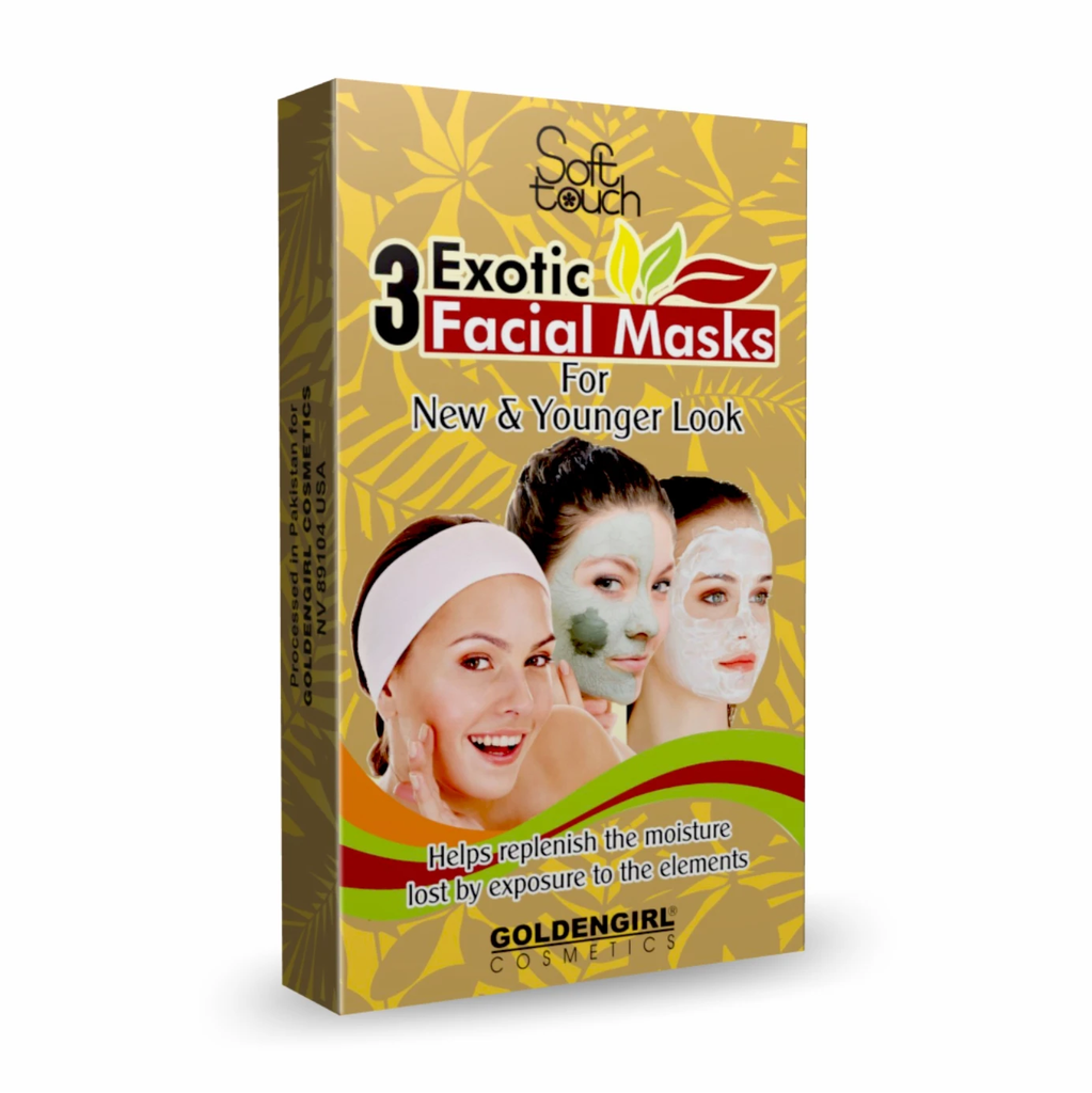 Soft Touch 3 Exotic Facial Masks 28 ML