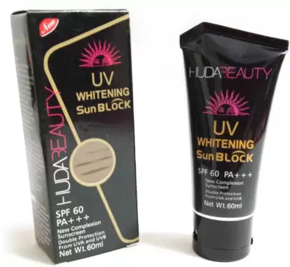 Huda Beauty UV Whitening Sun Block SunScreen - SPF SPF 60 PA+++
