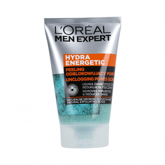 L'Oreal Men Expert Hydra Energetic Peeling Unclogging Pores Scrub 100 ML