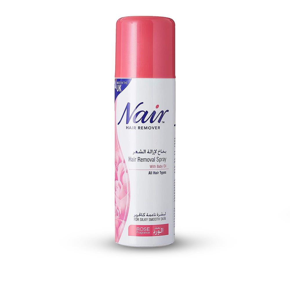 Nair Hair Remover Hair Removal Spray With Baby Oil 200 ML (Pink)
