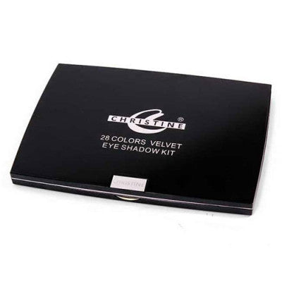 Christine 28 Colors Velvet Eye Shade Kit