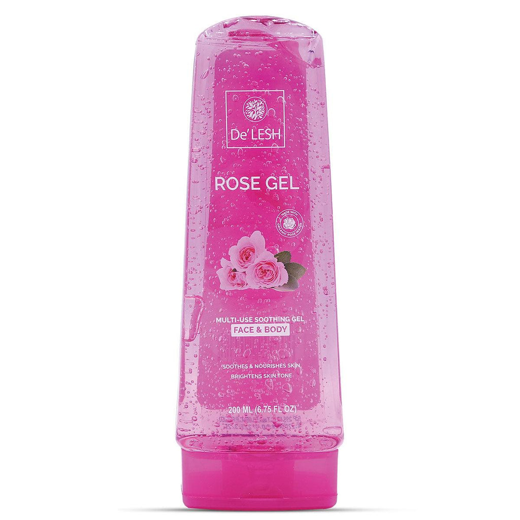 De'Lesh Rose Water Gel  200 ML