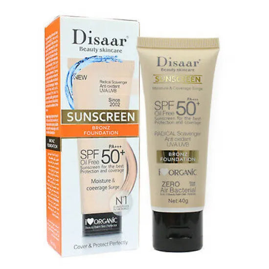 Disaar Sunscreen Bronze Foundation SPF 50 40g